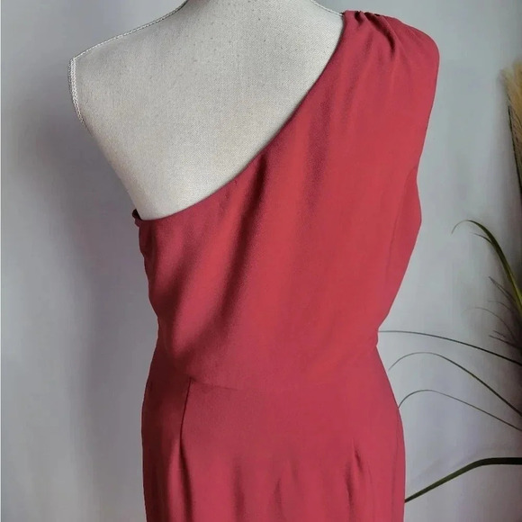 Anthropologie, New, Hutch Flounced Hem One Shoulder Midi Dress, Size Large - Picture 8 of 13